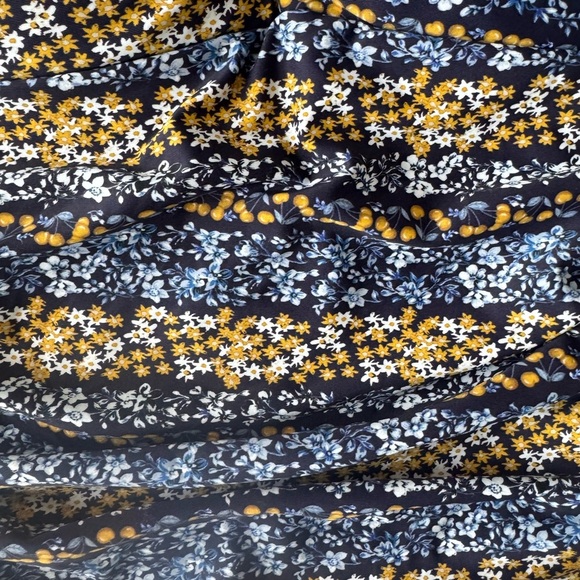 New Niptuck Joanne One Piece Floral Cherry Print Navy Blue SZ 8 - Picture 3 of 10